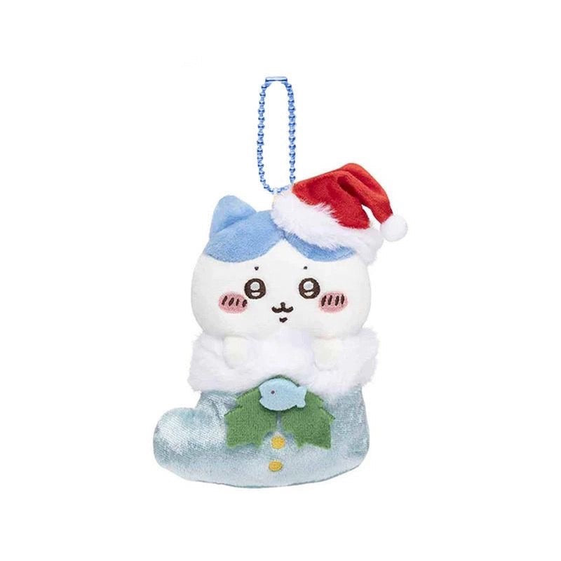Japan ChiiKawa Merry Chrismas Edition | ChiiKawa Hachiware Usagi - Mini Plush Doll keychain WinnieTheBirds Toy Shop