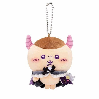 Japan ChiiKawa Lolita & Gothic Angel Devil | ChiiKawa Hachiware Usagi Momonga Rakko Shisa Kurimanju - Mini Plush Doll keychain WinnieTheBirds Toy Shop