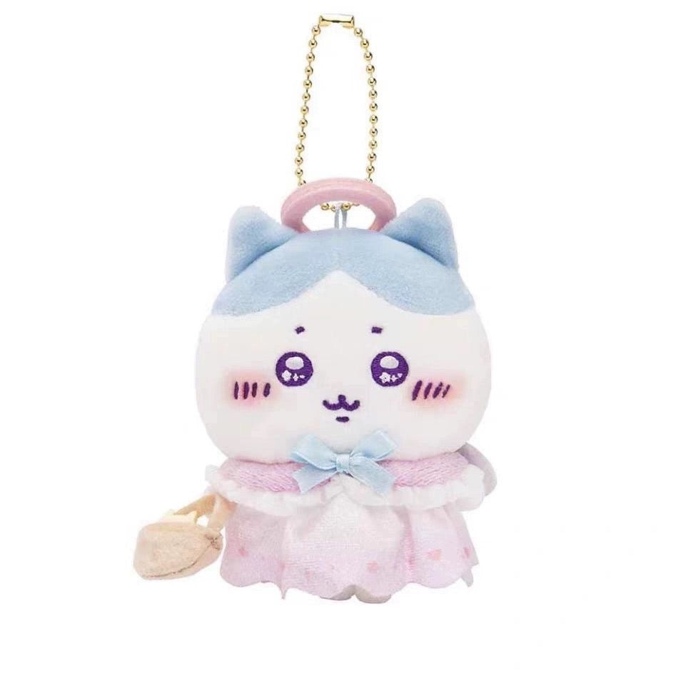 Japan ChiiKawa Lolita & Gothic Angel Devil | ChiiKawa Hachiware Usagi Momonga Rakko Shisa Kurimanju - Mini Plush Doll keychain WinnieTheBirds Toy Shop