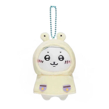 Japan ChiiKawa Rainny Day Raincoat Keychain | ChiiKawa Hachiware Usagi - Mini Plush Doll WinnieTheBirds Toy Shop