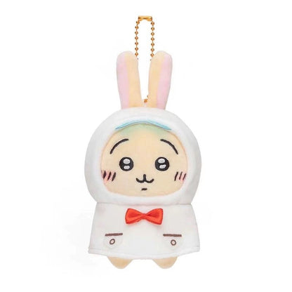 Japan ChiiKawa Rainny Day Raincoat Keychain | ChiiKawa Hachiware Usagi - Mini Plush Doll WinnieTheBirds Toy Shop