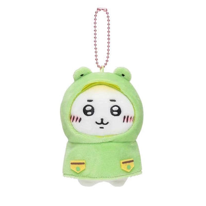 Japan ChiiKawa Rainny Day Raincoat Keychain | ChiiKawa Hachiware Usagi - Mini Plush Doll WinnieTheBirds Toy Shop