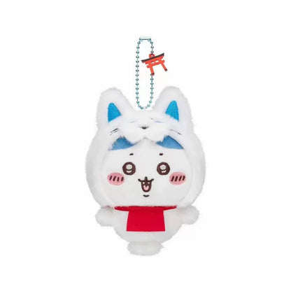 Japan ChiiKawa Kyoto Limired Japanese Folklore Kitsune | ChiiKawa Hachiware Usagi - Mini Plush Doll keychain Plush Doll WinnieTheBirds Toy Shop