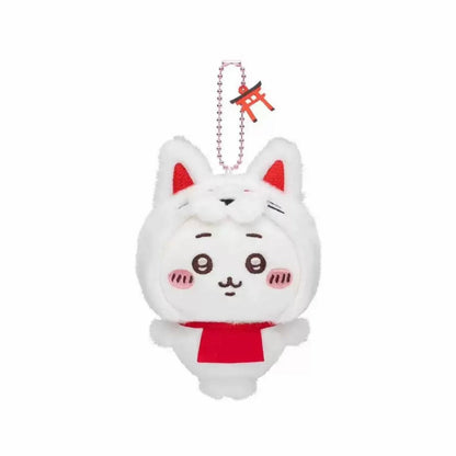 Japan ChiiKawa Kyoto Limired Japanese Folklore Kitsune | ChiiKawa Hachiware Usagi - Mini Plush Doll keychain Plush Doll WinnieTheBirds Toy Shop