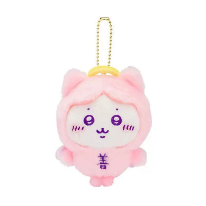 Japan ChiiKawa Angel Pink Devil Purple Keychain | ChiiKawa Hachiware Usagi Momonga Kurimanju Shisa - Mini Plush Doll WinnieTheBirds Toy Shop
