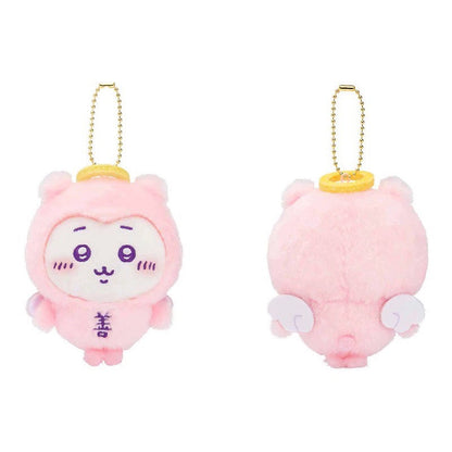 Japan ChiiKawa Angel Pink Devil Purple Keychain | ChiiKawa Hachiware Usagi Momonga Kurimanju Shisa - Mini Plush Doll WinnieTheBirds Toy Shop