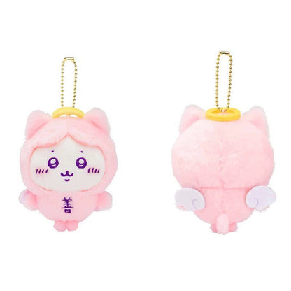 Japan ChiiKawa Angel Pink Devil Purple Keychain | ChiiKawa Hachiware Usagi Momonga Kurimanju Shisa - Mini Plush Doll WinnieTheBirds Toy Shop