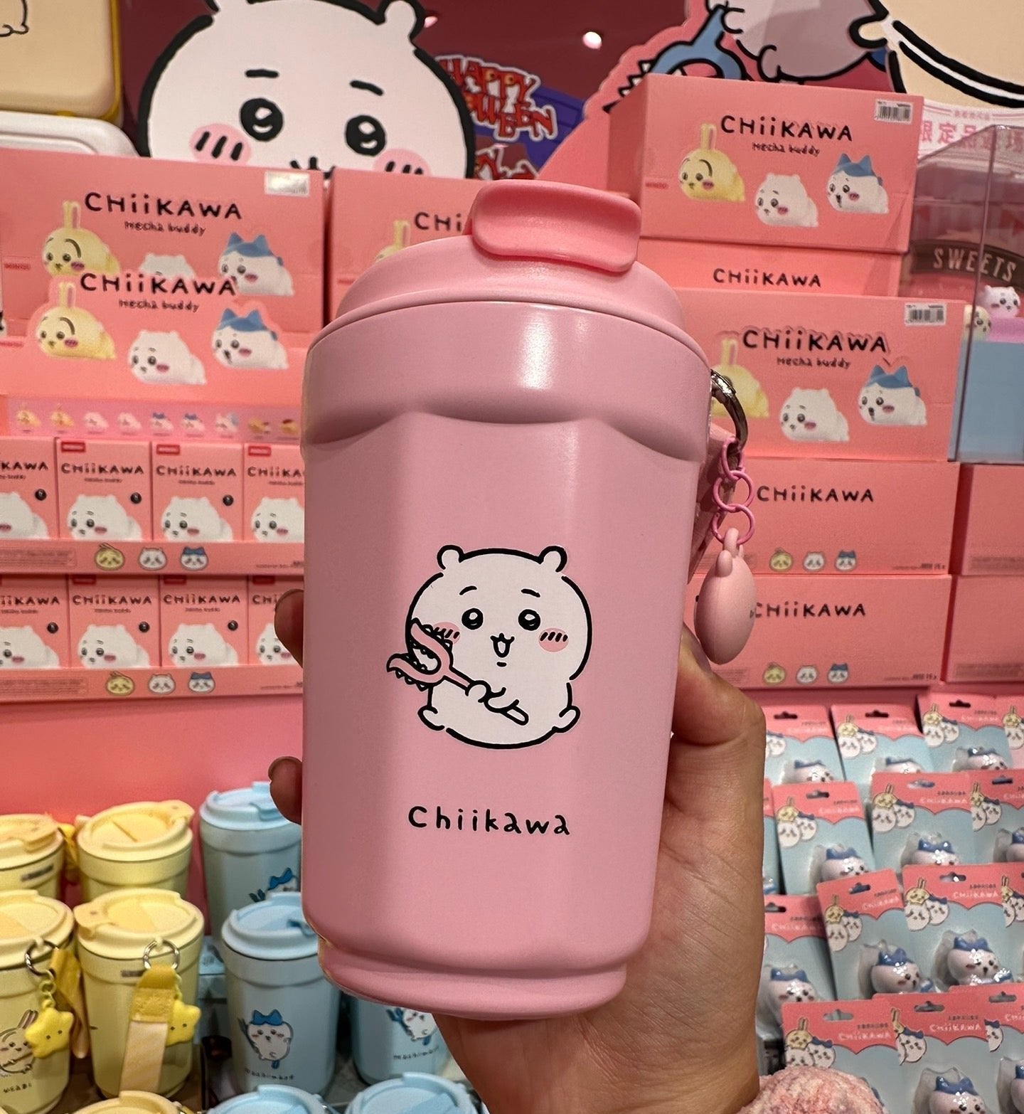 ChiiKawa X Miniso | ChiiKawa Hachiware Usagi Stainless Steel Coffee Mugs - Kawaii Items Cute Accessories  WinnieTheBirds Toy Shop