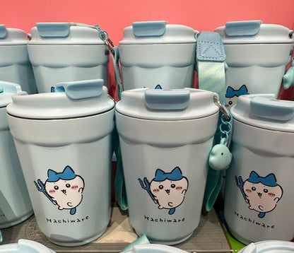 ChiiKawa X Miniso | ChiiKawa Hachiware Usagi Stainless Steel Coffee Mugs - Kawaii Items Cute Accessories  WinnieTheBirds Toy Shop