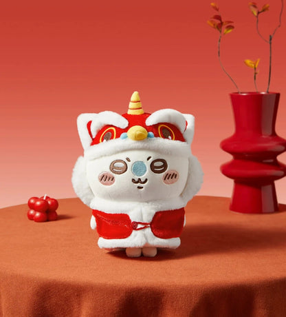ChiiKawa X Miniso Chinese New Year Limited Series | ChiiKawa Hachiware Usagi Momonga Kurimanju Rakko Plush Doll Kawaii Items Room Decoration doll  WinnieTheBirds Toy Shop
