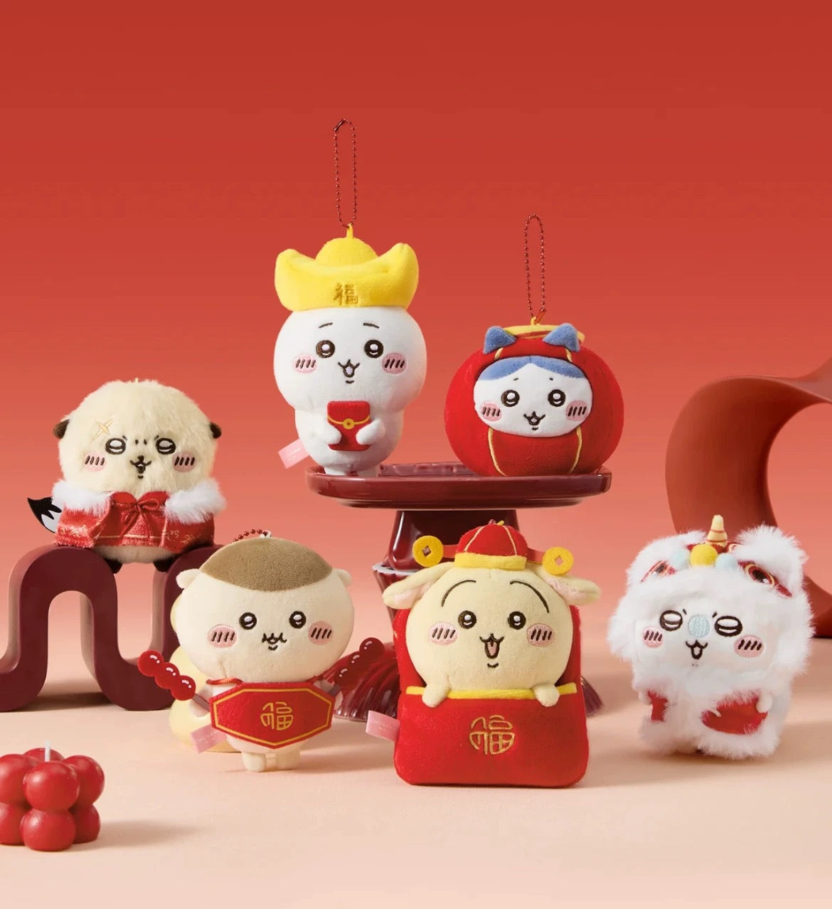 ちいかわ × MINISO 旧正月限定シリーズ | ちいかわ ハチワレ うさぎ