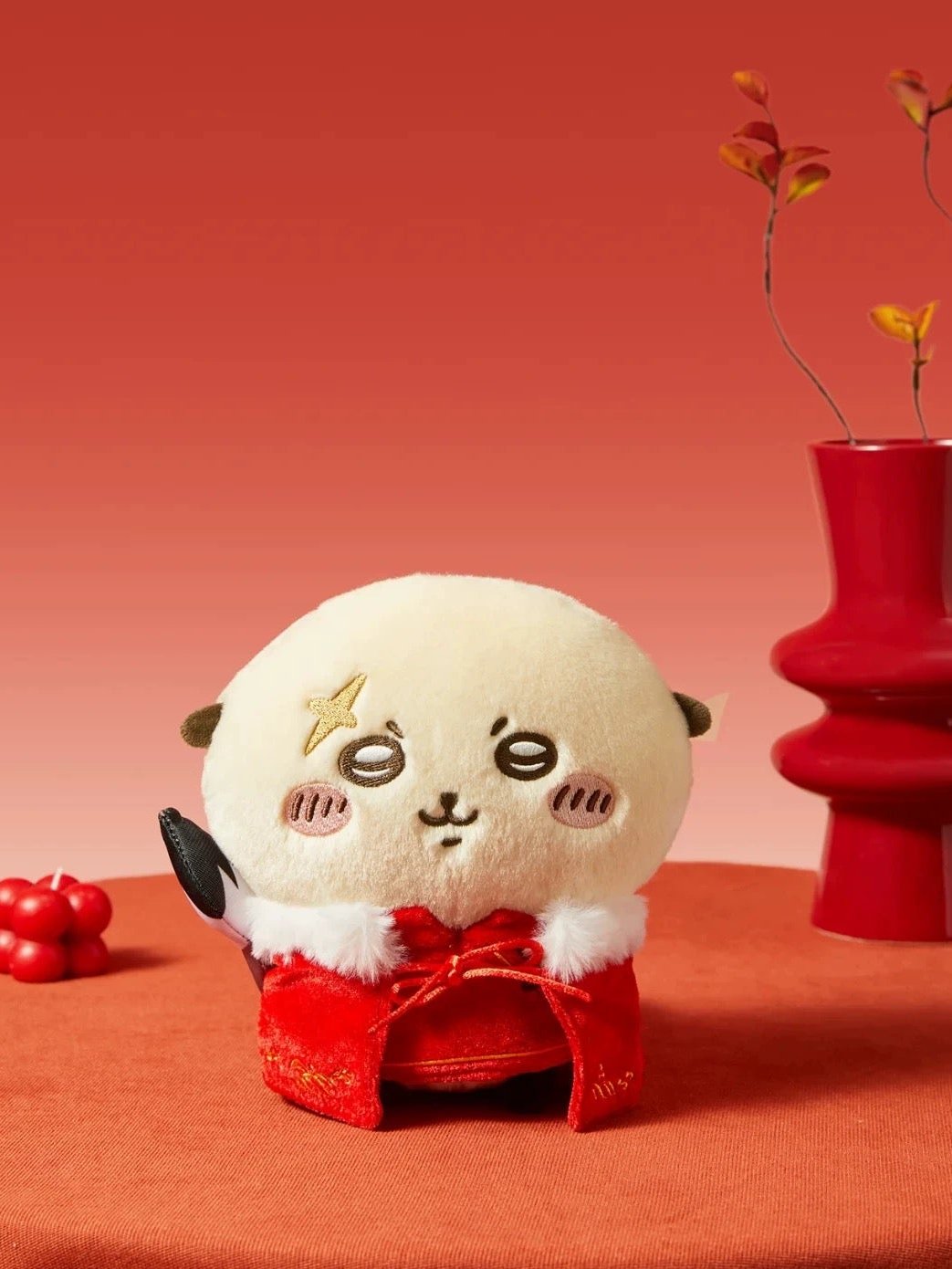 ChiiKawa X Miniso Chinese New Year Limited Series | ChiiKawa Hachiware Usagi Momonga Kurimanju Rakko Plush Doll Kawaii Items Room Decoration doll  WinnieTheBirds Toy Shop