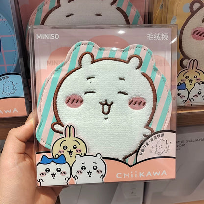 ChiiKawa X Miniso | ChiiKawa Hachiware Usagi Fold Magnet Mirror - Kawaii Items  WinnieTheBirds Toy Shop