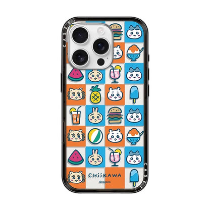 Japanese Cartoon ChiiKawa Clear with Transparent Black Frame New Version Case | Summer Time Party 12 Styles - iPhone Case 13 14 15 16 17 Pro Promax