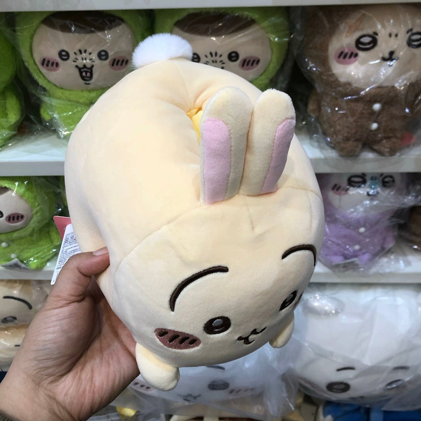 ChiiKawa X Miniso | ChiiKawa Hachiware Usagi Cotton Tissue Paper Box Holder - Kawaii Items doll  WinnieTheBirds Toy Shop