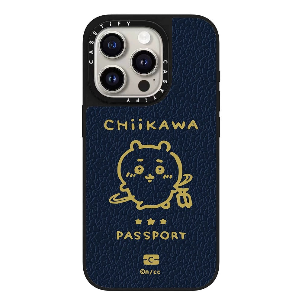 Japanese Cartoon ChiiKawa Phone Case | ChiiKawa Passport Travel Series - iPhone Case 11 12 13 14 15 16 Pro Promax mini WinnieTheBirds Toy Shop