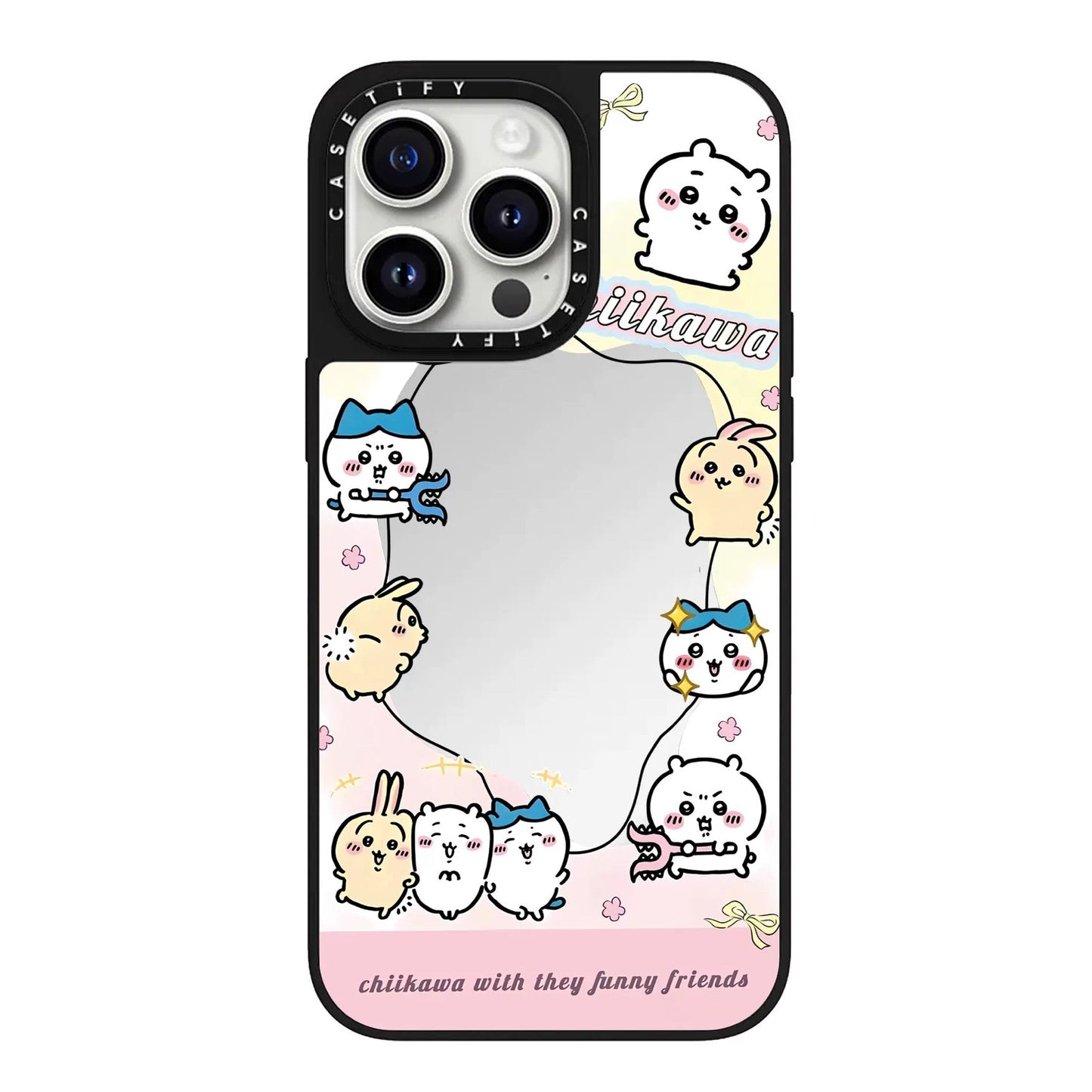Japanese Cartoon ChiiKawa Mirror Phone Case | ChiiKawa Hachiware Usagi Medley Series 3 - iPhone Case 11 12 13 14 15 16 Pro Promax WinnieTheBirds Toy Shop