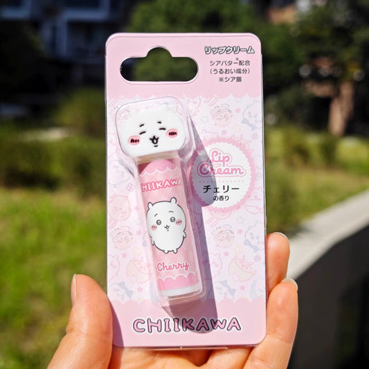 Japan ChiiKawa | ChiiKawa Hachiware Usagi Lipstick with Plastic Doll Head Lid Kawaii items Cosmetics items WinnieTheBirds Toy Shop