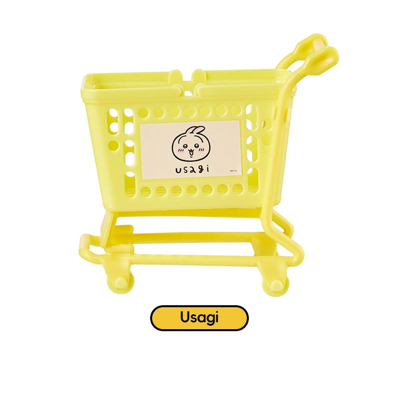 ChiiKawa X Miniso | ChiiKawa Hachiware Usagi Mini Shopping Car - Kawaii items Room Decoration  WinnieTheBirds Toy Shop