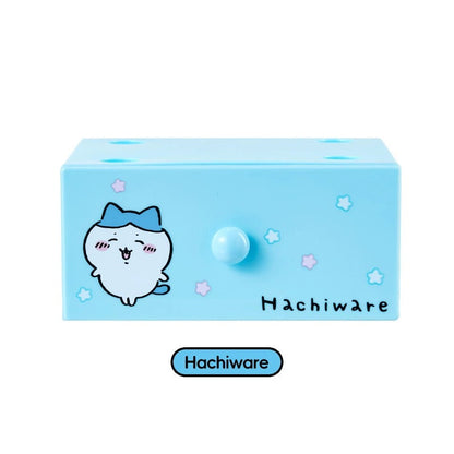ChiiKawa X Miniso | ChiiKawa Hachiware Usagi Single Storage Drawer - Kawaii Desk Helper items Room Decoration  WinnieTheBirds Toy Shop