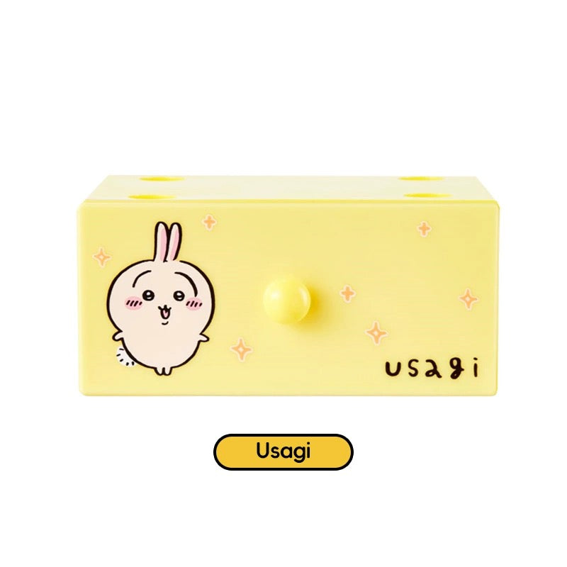 ChiiKawa X Miniso | ChiiKawa Hachiware Usagi Single Storage Drawer - Kawaii Desk Helper items Room Decoration  WinnieTheBirds Toy Shop