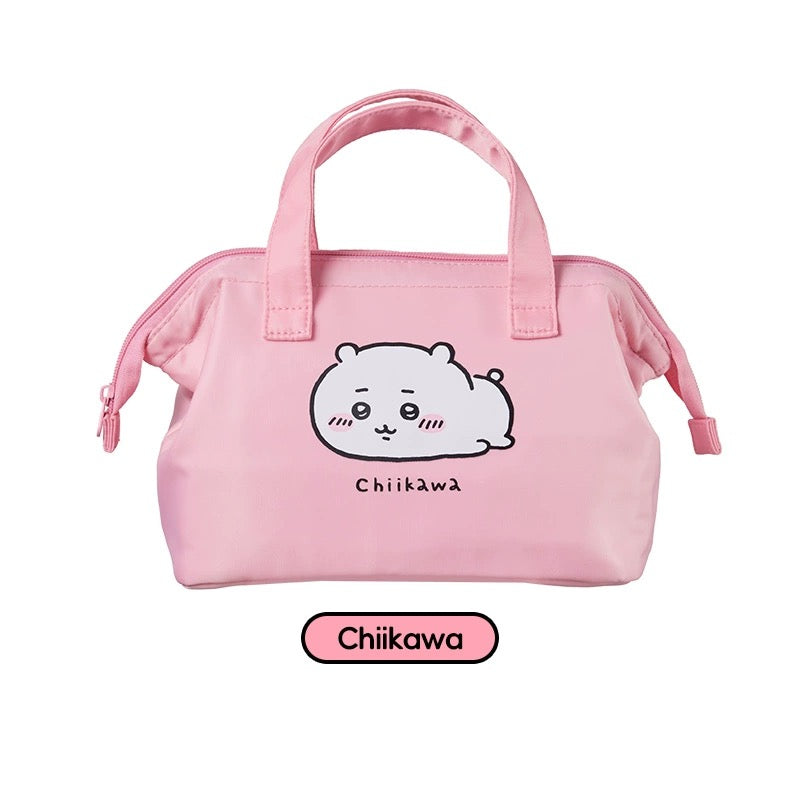 ChiiKawa X Miniso | ChiiKawa Hachiware Usagi Lunch Bag - Kawaii items Room Decoration  WinnieTheBirds Toy Shop