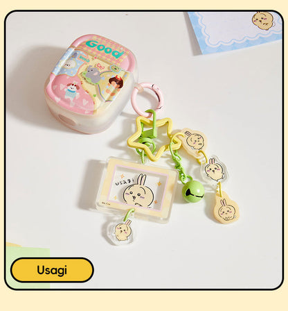 ChiiKawa X Miniso | ChiiKawa Hachiware Usagi Star Acrylic Keychain - Kawaii items Room Decoration