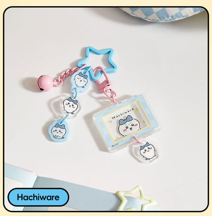 ChiiKawa X Miniso | ChiiKawa Hachiware Usagi Star Acrylic Keychain - Kawaii items Room Decoration