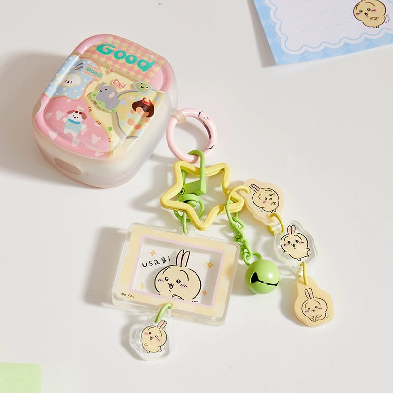 ChiiKawa X Miniso | ChiiKawa Hachiware Usagi Star Acrylic Keychain - Kawaii items Room Decoration