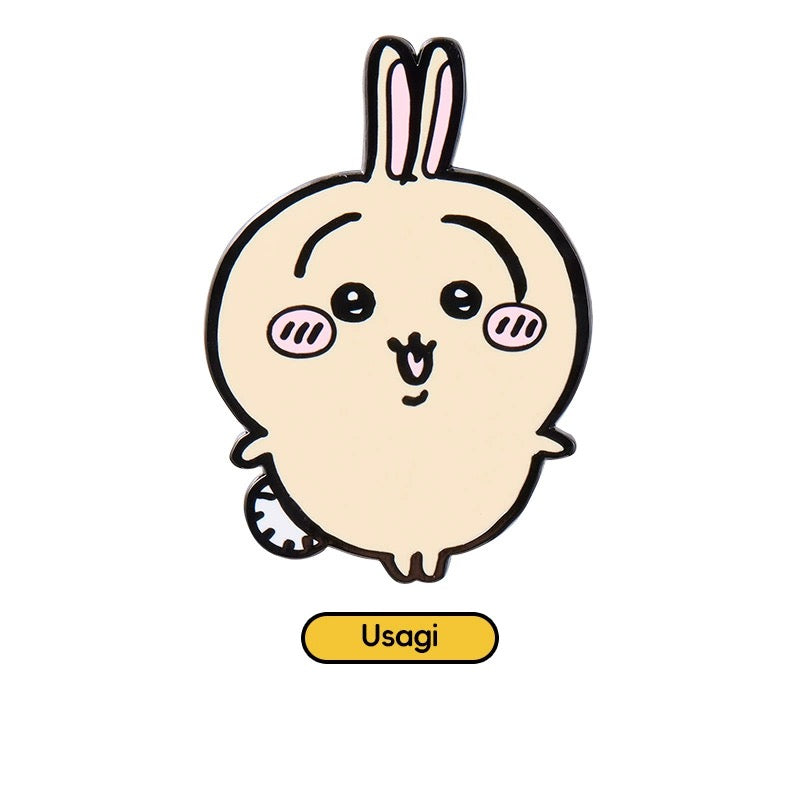 ChiiKawa X Miniso | ChiiKawa Hachiware Usagi Metal Pins - Kawaii items Room Decoration  WinnieTheBirds Toy Shop