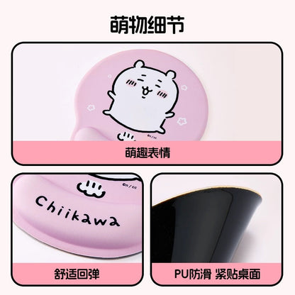ChiiKawa X Miniso | ChiiKawa Hachiware Usagi Mouse Pad with Hand Pillow - Kawaii items Room Decoration