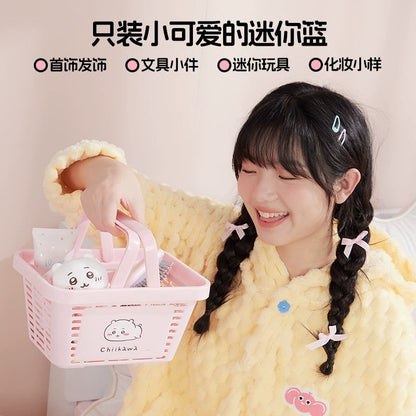 ChiiKawa X Miniso | ChiiKawa Hachiware Usagi Mini Basket - Kawaii items Room Decoration 
