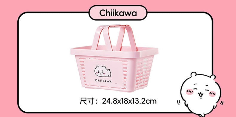 ChiiKawa X Miniso | ChiiKawa Hachiware Usagi Mini Basket - Kawaii items Room Decoration  WinnieTheBirds Toy Shop