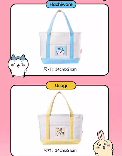 ChiiKawa X Miniso | ChiiKawa Hachiware Usagi Tote Bag - Kawaii items Room Decoration -  WinnieTheBirds Toy Shop