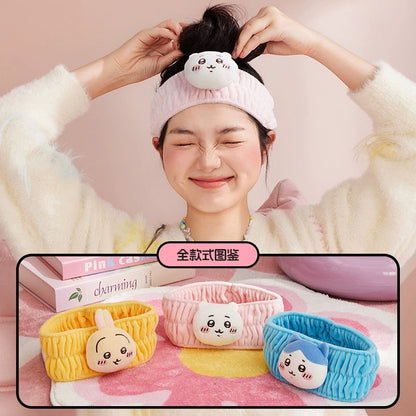 ChiiKawa X Miniso | ChiiKawa Hachiware Usagi Headband - Makeup Kawaii items Room Decoration doll