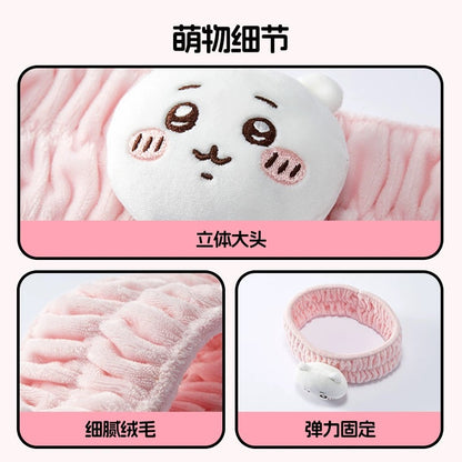 ChiiKawa X Miniso | ChiiKawa Hachiware Usagi Headband - Makeup Kawaii items Room Decoration doll