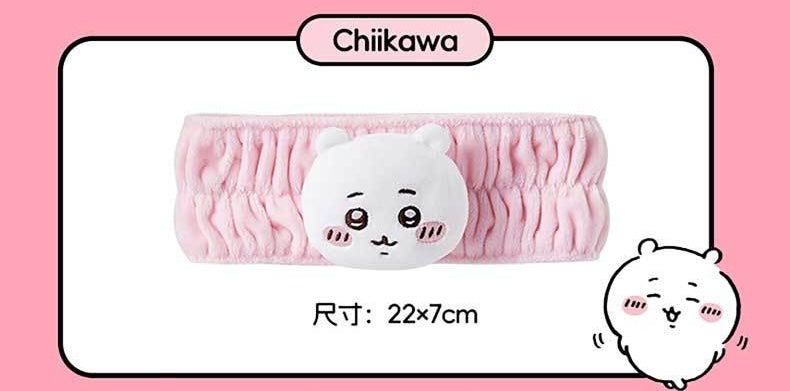 ChiiKawa X Miniso | ChiiKawa Hachiware Usagi Headband - Makeup Kawaii items Room Decoration doll  WinnieTheBirds Toy Shop