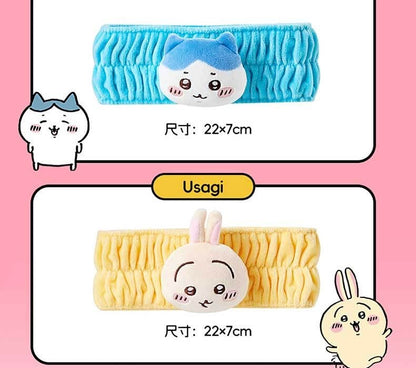 ChiiKawa X Miniso | ChiiKawa Hachiware Usagi Headband - Makeup Kawaii items Room Decoration doll  WinnieTheBirds Toy Shop