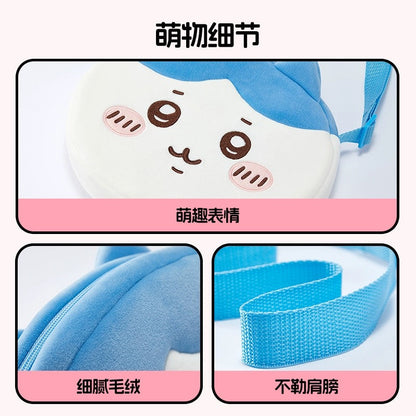 ChiiKawa X Miniso | ChiiKawa Hachiware Usagi Big Head Shoulder Bag - Kawaii items Room Decoration