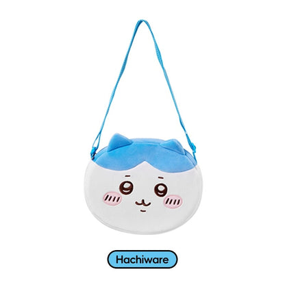 ChiiKawa X Miniso | ChiiKawa Hachiware Usagi Big Head Shoulder Bag - Kawaii items Room Decoration  WinnieTheBirds Toy Shop