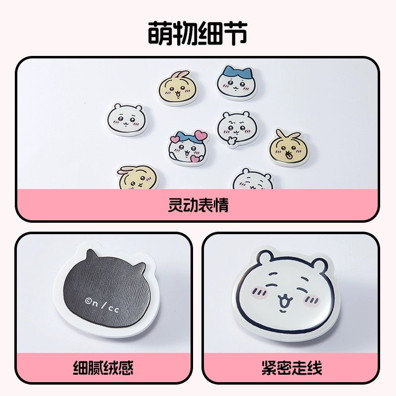 ChiiKawa X Miniso | ChiiKawa Hachiware Usagi Big Head Fridge Magnet - Kawaii items Room Decoration