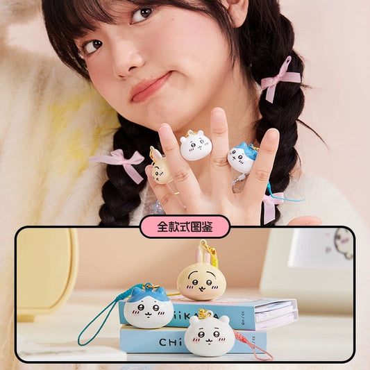 ChiiKawa X Miniso | ChiiKawa Hachiware Usagi Water Sound Bell Lanyards - Kawaii items Room Decoration 