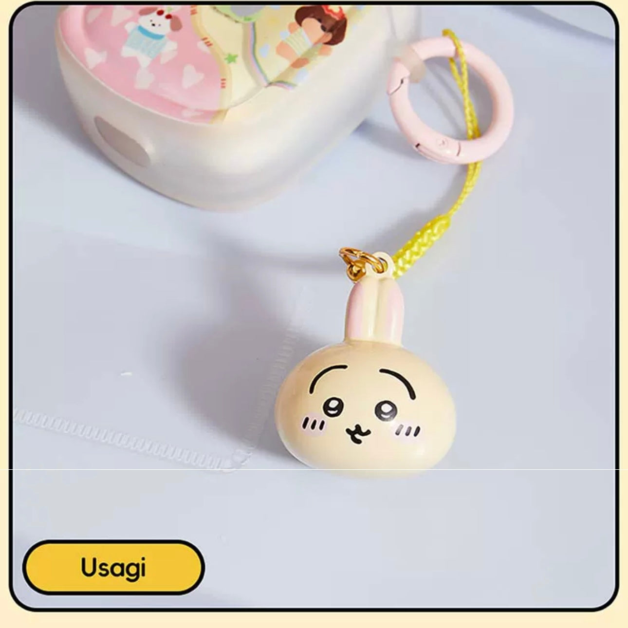ChiiKawa X Miniso | ChiiKawa Hachiware Usagi Water Sound Bell Lanyards - Kawaii items Room Decoration  WinnieTheBirds Toy Shop