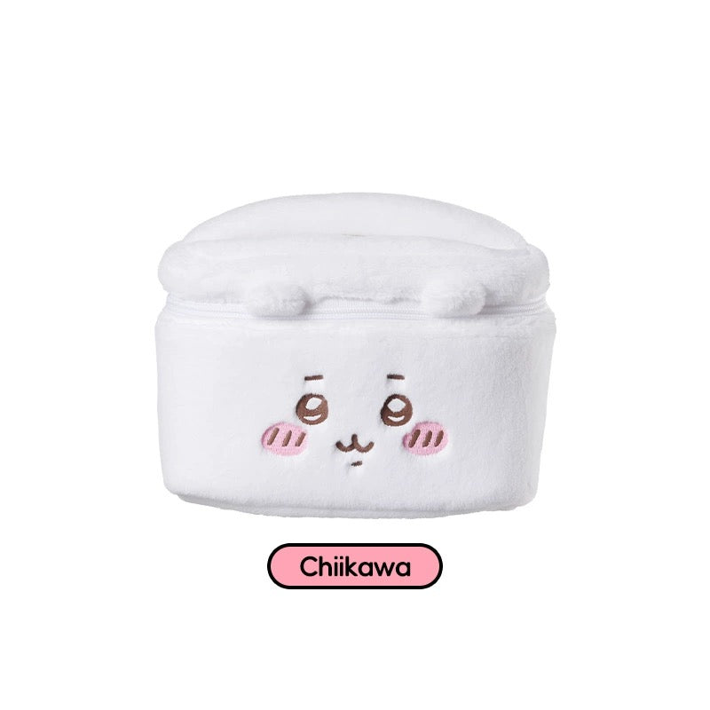 ChiiKawa X Miniso | ChiiKawa Hachiware Usagi Plush Make Up Bag- Kawaii items Room Decoration  WinnieTheBirds Toy Shop