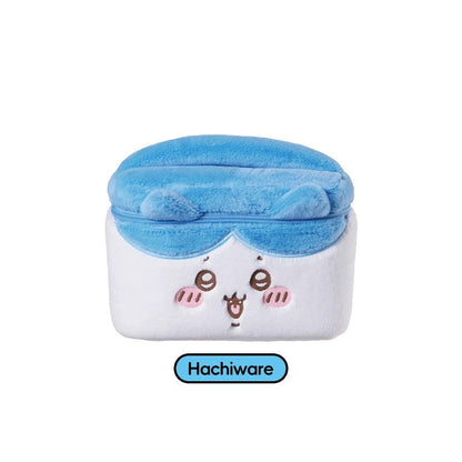 ChiiKawa X Miniso | ChiiKawa Hachiware Usagi Plush Make Up Bag- Kawaii items Room Decoration  WinnieTheBirds Toy Shop