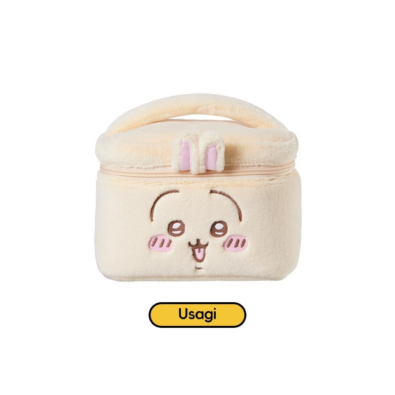 ChiiKawa X Miniso | ChiiKawa Hachiware Usagi Plush Make Up Bag- Kawaii items Room Decoration  WinnieTheBirds Toy Shop