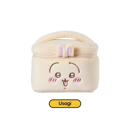 ChiiKawa X Miniso | ChiiKawa Hachiware Usagi Plush Make Up Bag- Kawaii items Room Decoration  WinnieTheBirds Toy Shop