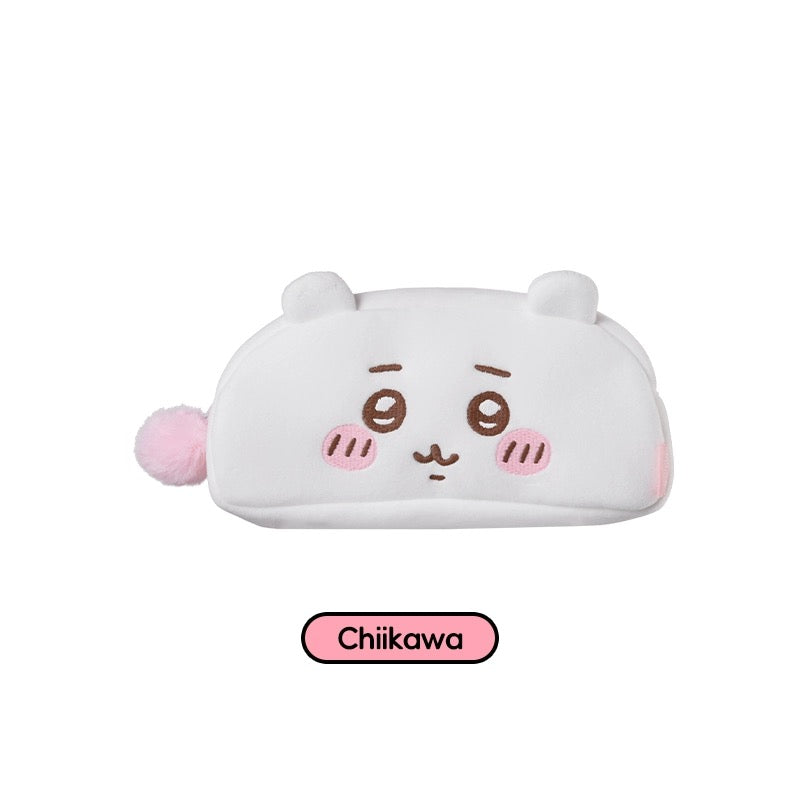 ChiiKawa X Miniso | ChiiKawa Hachiware Usagi Plush Pencil Bag - Kawaii items Room Decoration  WinnieTheBirds Toy Shop