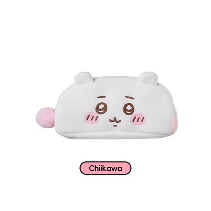 ChiiKawa X Miniso | ChiiKawa Hachiware Usagi Plush Pencil Bag - Kawaii items Room Decoration  WinnieTheBirds Toy Shop