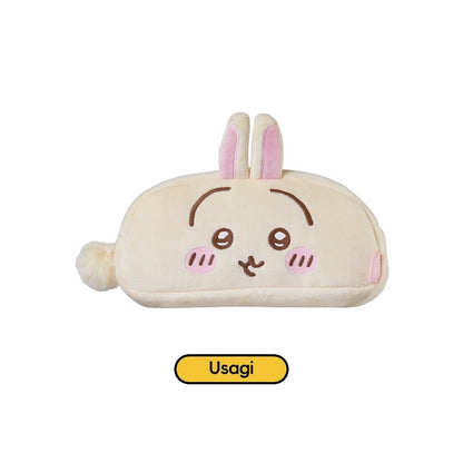 ChiiKawa X Miniso | ChiiKawa Hachiware Usagi Plush Pencil Bag - Kawaii items Room Decoration  WinnieTheBirds Toy Shop